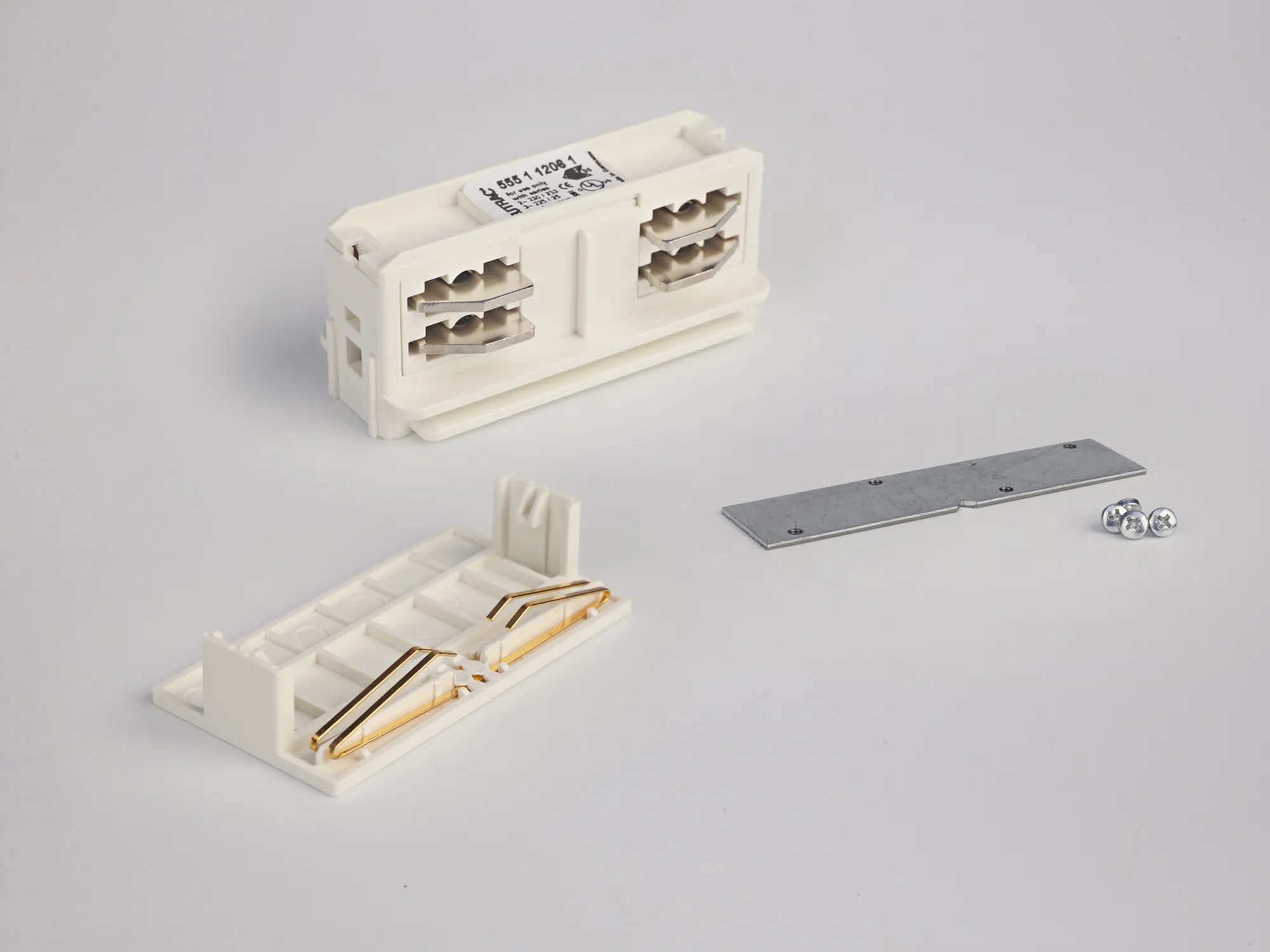 3 Circuit Recessed/DB-White Tracks And Accessories Eutrac Triple Circuit Track With Data